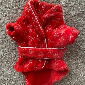Dog Christmas robe
